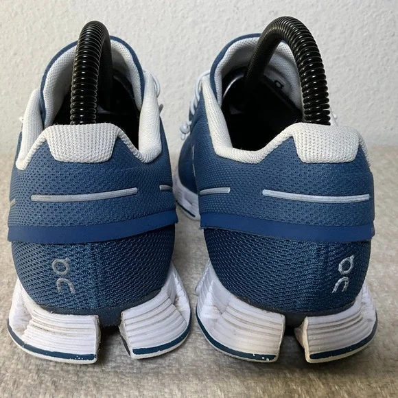 On Cloud Womens 8.5 Denim Blue Running Shoes Sneakers CloudTec Mesh 19.4026 - Picture 11 of 12